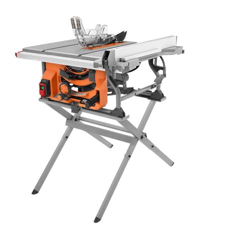 Reviews for RIDGID 15 Amp 10 in. Portable Corded Jobsite Table Saw with ...