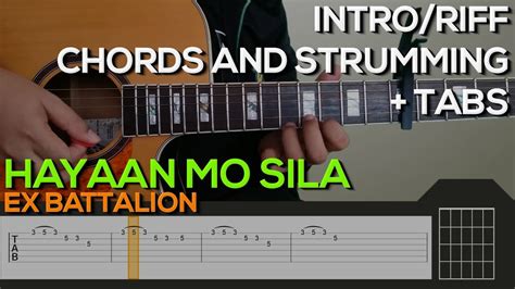 Ex Battalion - Hayaan Mo Sila Guitar Tutorial [INTRO, RIFF, CHORDS AND ...