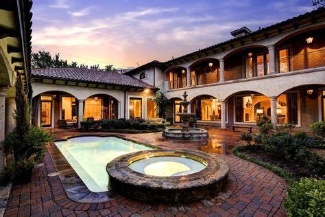 Spanish Hacienda with Courtyard Pool