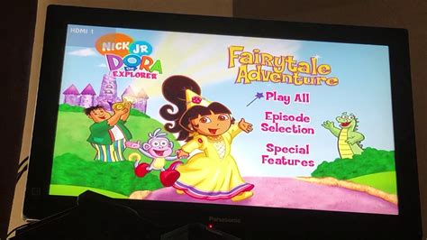 Dora The Explorer: Fairytale Adventure 2004 DVD Menu Walkthrough - YouTube