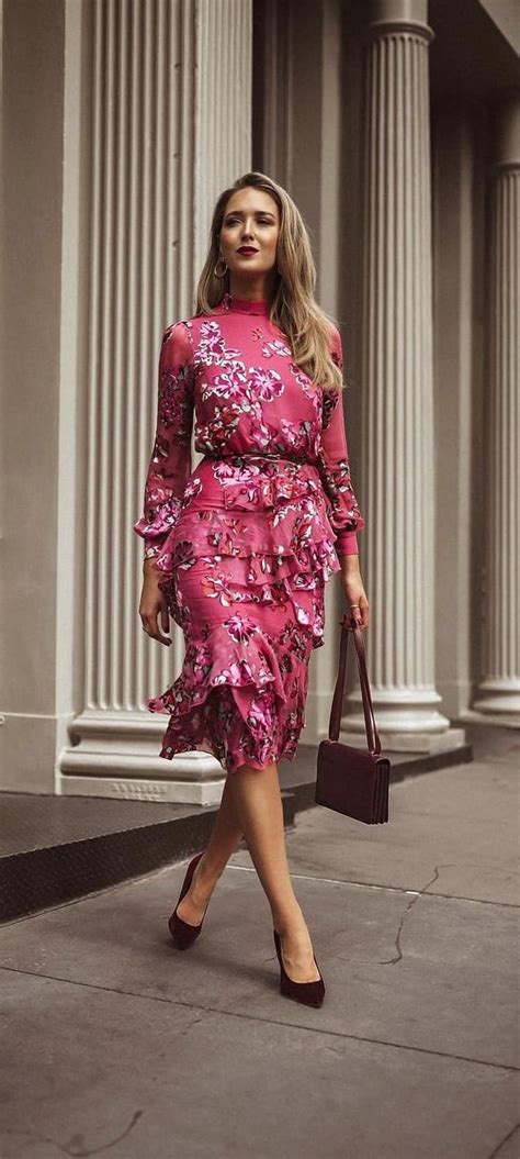 Pinkish Red Dress Outfit - Theunstitchd Women's Fashion Blog