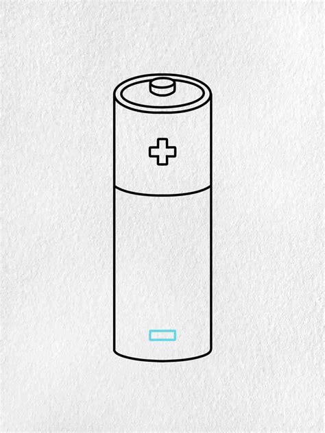 How to Draw a Battery - HelloArtsy