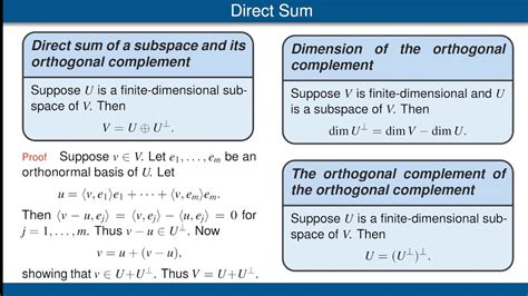 Orthogonal Complements - YouTube