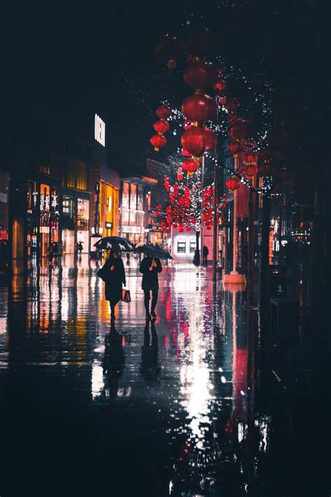 Rain City Night Wallpapers - Top Free Rain City Night Backgrounds - WallpaperAccess