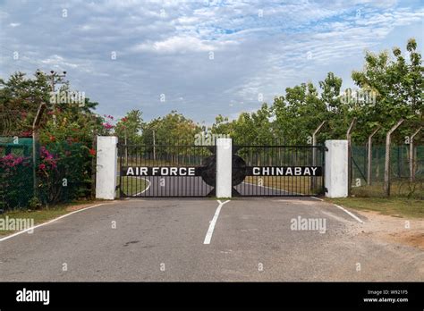 Gate to China Bay Airport in Trincomalee, Sri Lanka Stock Photo - Alamy