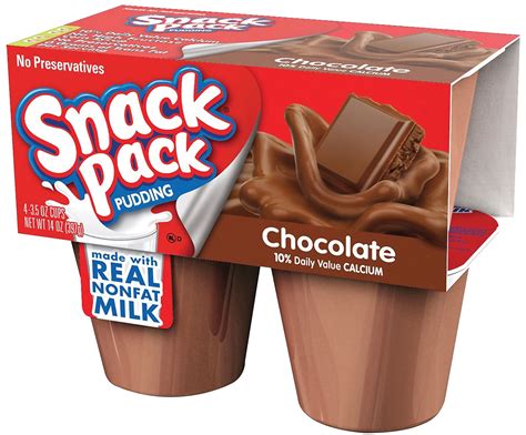 Hunt's Snack Pack Chocolate Pudding, 3.5 Oz., 48 Cups HUN55418 ...