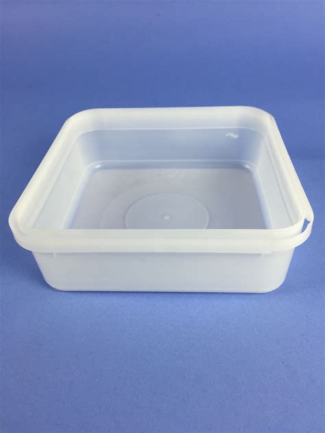 PC1SQTE - 1 LITRE SQUARE T/E CONTAINER - Bristol Plastic Containers ...