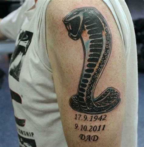 Shelby cobra 4 life one of a kind tattoo | Cobra tattoo, Tattoos ...