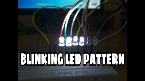 BLINKING LED IN PATTERN | MADE WITH ARDUINO - YouTube