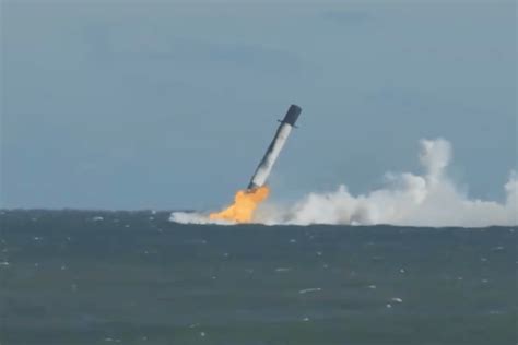 SpaceX crash lands a Falcon 9 for the first time in years