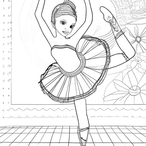 Barbie Ballerina Coloring Pages