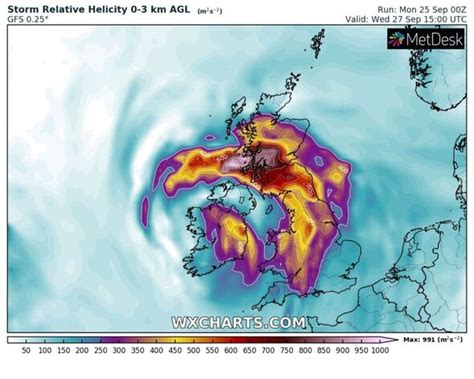 UK storm alert: Maps track Storm Agnes as she batters UK | Weather ...