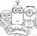 Foxy Minion Coloring Pages  Cartoons Páginas para sketch template