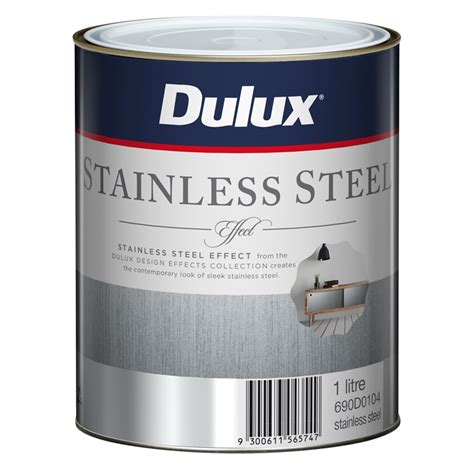 Dulux 1L Design Stainless Steel Effect Paint | Bunnings Warehouse