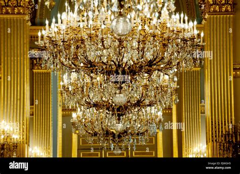 Interior of the Royal Palace of Brussels (Belgium, 20/07/2009 Stock ...