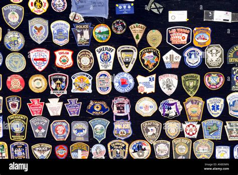 Selection of American Police and Highway Patrol shoulder patches from ...