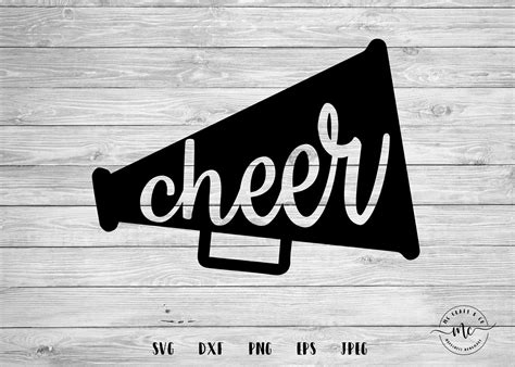 Megaphone Pom Poms SVG Svg Files For Cricut Cheerleader Cut Files Cheerleader SVG Cheer SVG ...