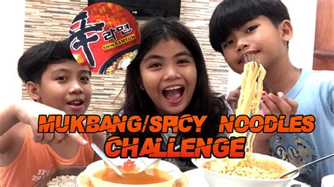 Mukbang/Spicy Noodles Challenge🍜 - YouTube