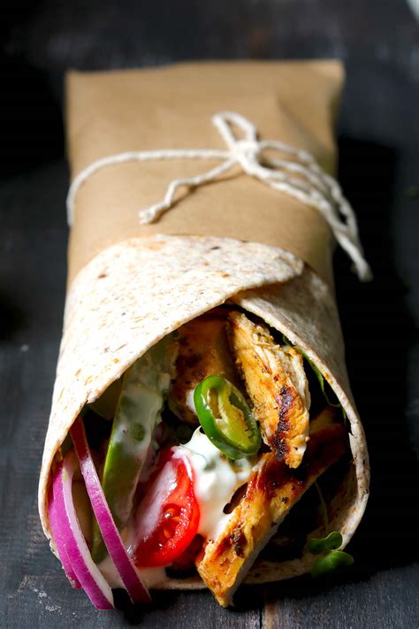 Spicy Chicken Wraps - The Last Food Blog