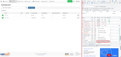 Collecting HAR logs | Knowledge Base