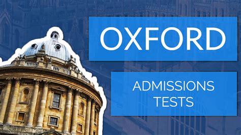 [Part 1] Applying to Oxford University: Admissions Tests - YouTube