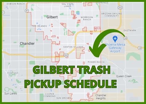 Gilbert Pickup Schedule 2023: Collection by zones & information