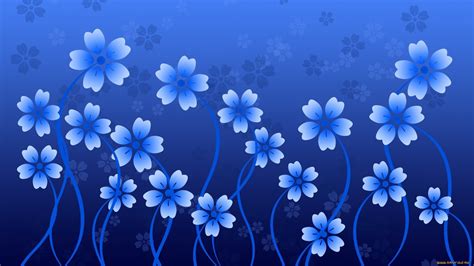 26 Blue Flower Wallpapers - Wallpaperboat