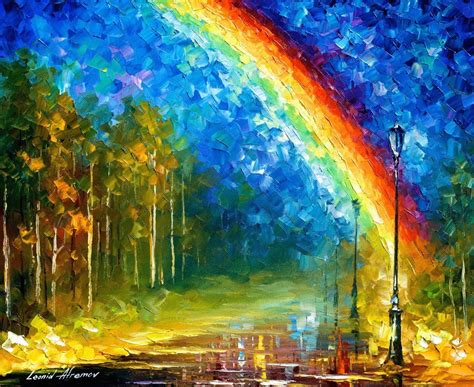 RAINBOW | Landscape paintings, Tree painting canvas, Painting