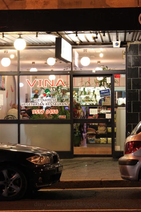 Diary of a Ladybird: Vina Vegetarian Restaurant, Newtown