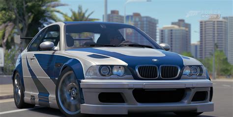 BMW M3 GTR from Need for Speed Most Wanted (2005) : r/forza