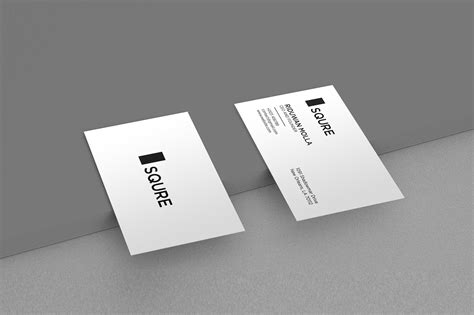 White Business Card Mockup Graphic by riduwanmolla · Creative Fabrica