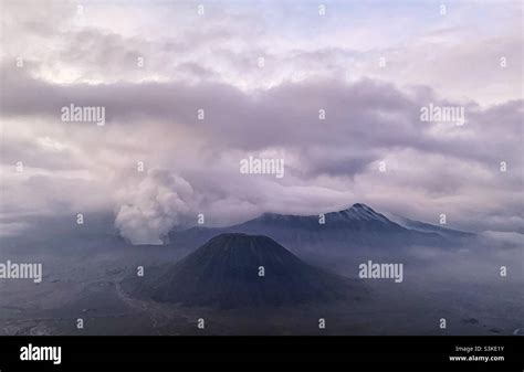 Volcano in Bali Stock Photo - Alamy