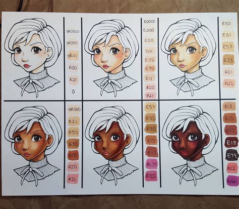 baylee jae copic markers skin tones | Copic drawings, Marker art, Copic ...