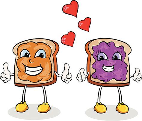 Royalty Free Peanut Butter And Jelly Sandwich Clip Art, Vector Images ...