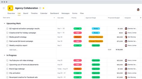 Asana Project Templates