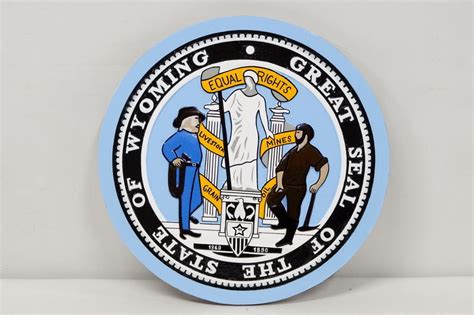 Wyoming State Seal Plaque – Scalecraft