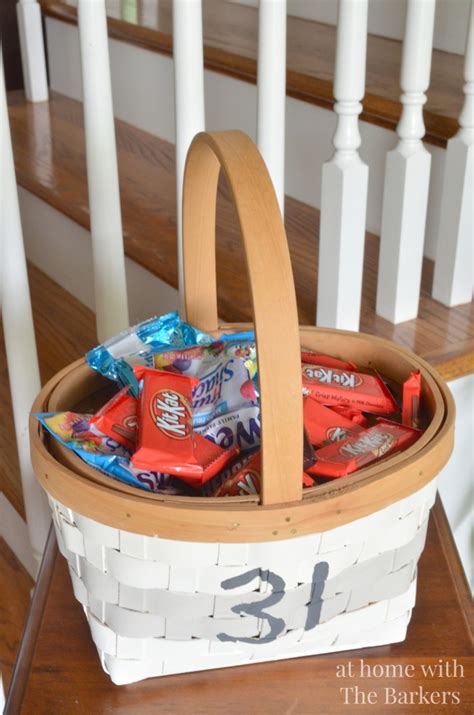 Painted Halloween Candy Basket - At Home With The Barkers