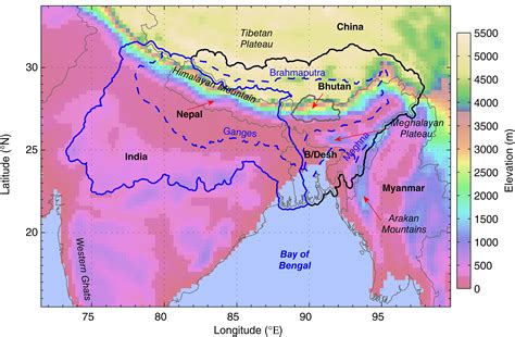 Meghna River Map