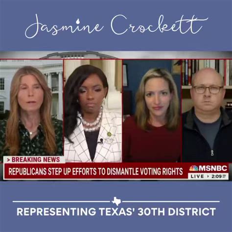 Congresswoman Jasmine Crockett on Twitter: "The fight for our voting ...