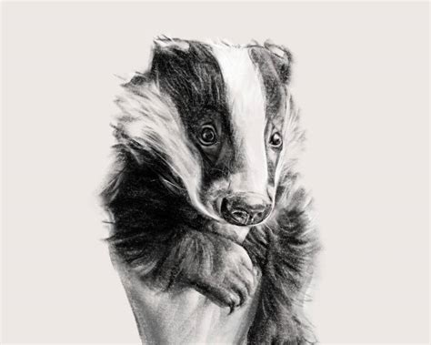 Badger drawings · Sketch a Day