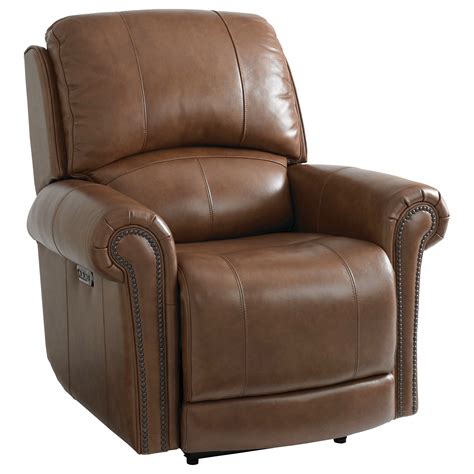 Bassett Olsen - Club Level Traditional Power Lay-Flat Recliner with ...