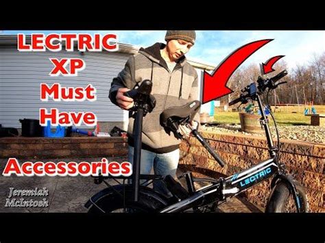 Lectric Xp E-Bike Accessories! Suspension Seat post and Cloud 9 seat upgrade comparison ...