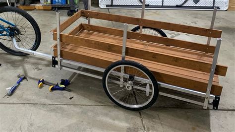 Building A Bike Cargo Trailer With Wike’s DIY Bicycle Kit - YouTube