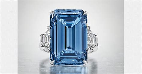 Fancy Diamonds: ‘Oppenheimer Blue’ Diamond Sets New Record by Being ...