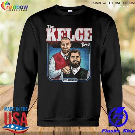 Jason kelce & travis kelce the kelce Bros 2023 shirt, hoodie, sweater ...