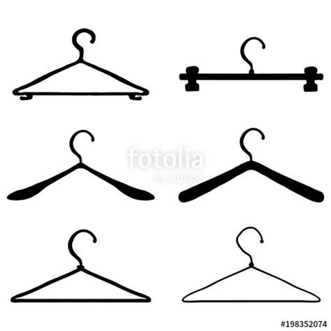 Clothes Hanger Silhouette at GetDrawings | Free download