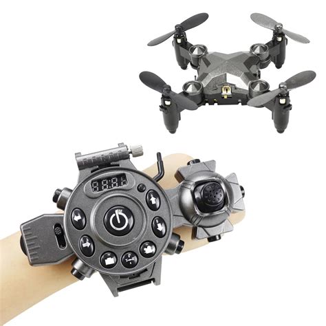 Watch Control RC Drone Toy Mini Foldable Remote Control Quadcopter Altitude Hold G Sensor ...