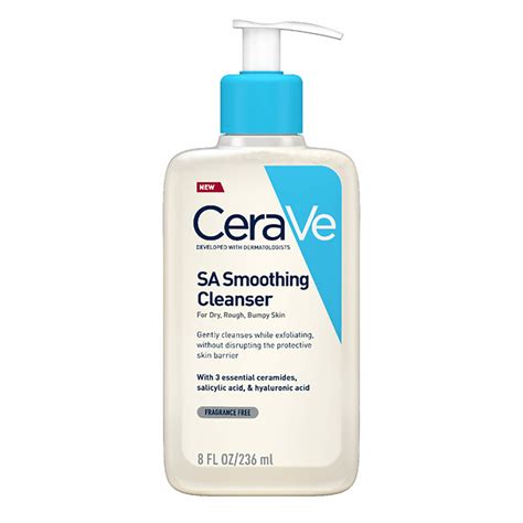 CeraVe SA Smoothing Cleanser 236ml - Skinora