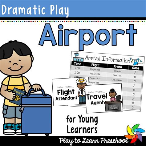 Airport - Airplane Dramatic Play Center for Preschoolers