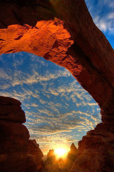 North Window Sunrise - Arches National Park by Clayhaus | Escalada ...